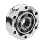 Close-up view of Jaguar X-Type propshaft CV joint kit showing 24 splines and metal housing