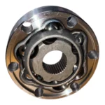 Detailed close-up of BMW CV Joint splines and internal bearing components