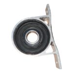 Close-up of the rubber carrier on the VW Transporter T6 centre support bearing.