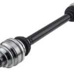 Full-length image of BMW rear left driveshaft measuring 755mm for M2, M3 and M4 models.