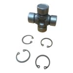 Universal joint for SsangYong Korando propshaft measuring 24mm x 62.5mm with circlips