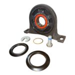 Side view of Mercedes Sprinter propshaft centre bearing bracket with rubber mount